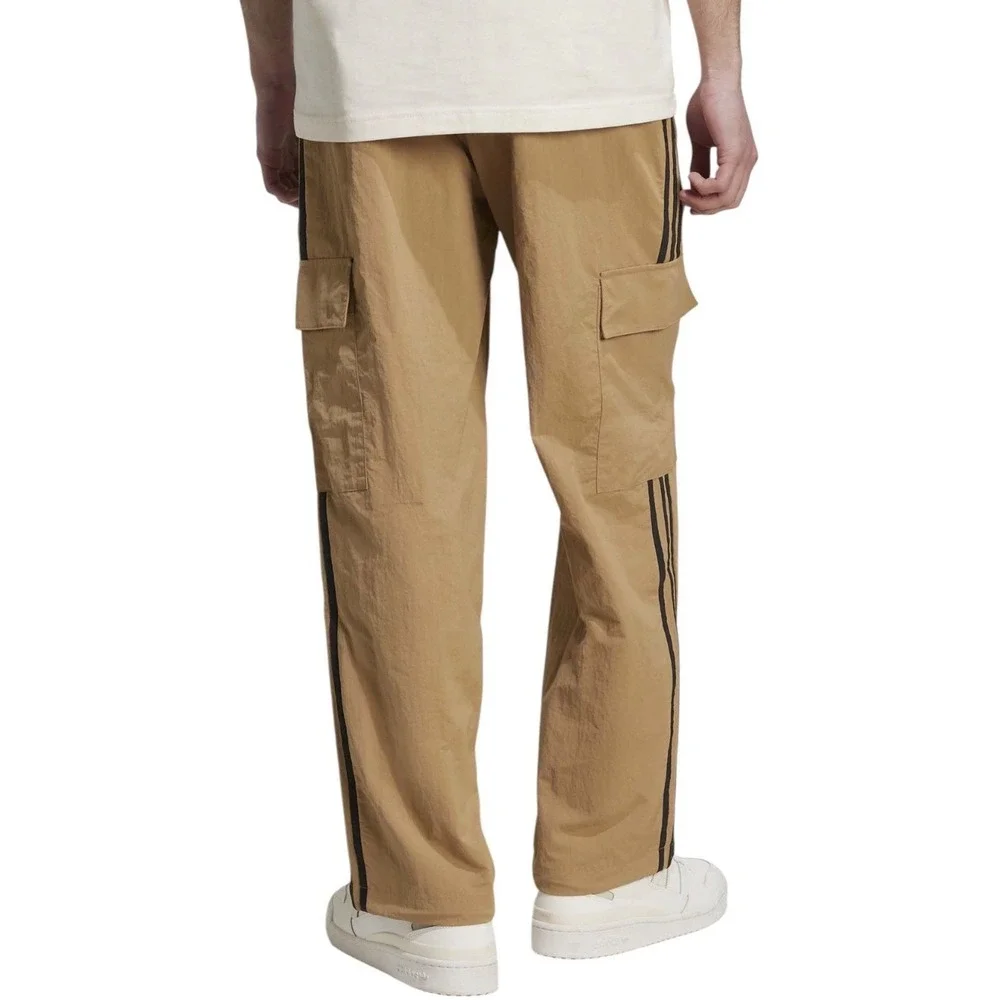 NEW Mens ADIDAS ORIGINALS CARGO Trefoil Track PANTS LARGE JY1392 Cardboard Brown